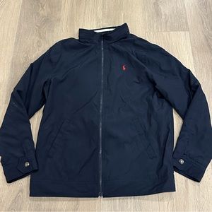 POLO RALPH LAUREN MENS DARK BLUE WINTER JACKET BIG PONY SIZE X-LARGE